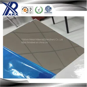 SUS304 316 430 Rose Gold Brushed Hairline Finish Decorative Stainless Steel Sheet thumbnail-1
