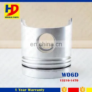 W04D W06D W04E W06E Engine Piston 13216-1470 With 6 Cylinders For Hino Parts thumbnail-6