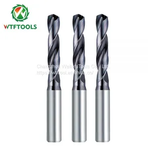 7mm Tungsten Carbide Drill Bits Inner Coolant Drilling Tools For Steel thumbnail-3