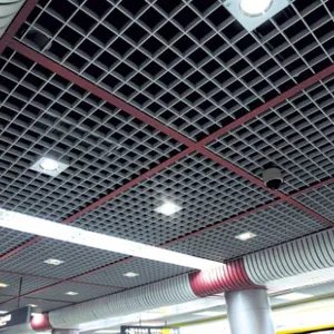 Aluminum Alloy Grille Open Cell Grid Decorative thumbnail-3