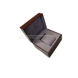 Custom High-end and Luxury Brown Natural Wooden Watch Box for 12pcs thumbnail-3