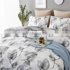 Hotel Solid Color Imitated Silk Luxury Satin Comforter Bedding Set 3pcs Hotel Bedding Set thumbnail-3