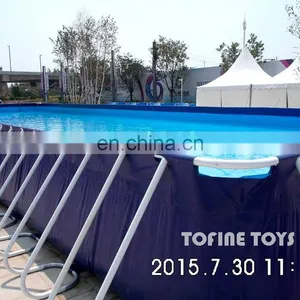 Customized Large Size Inflatable Steel Frame Swimming Water Pool thumbnail-1