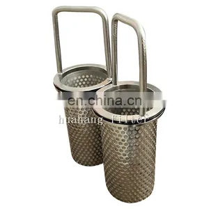 Custom 304 OEM Portable Stainless Steel Filter Basket Filter thumbnail-2