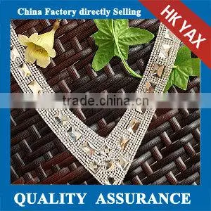 China Rhinestone Bridal Custom Patches, Rhinestone Beaded Custom Patches, Rhinestone Custom Patches for Wedding Dress 0515C thumbnail-6