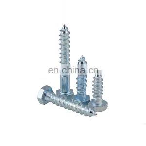 DIN571 Hex Head Lag Wood Screw Hexagon Screw for Wood Screws Stainless Steel thumbnail-2