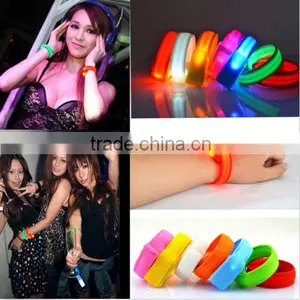 Cool Stylish Flashing LED Light Wrist Band Glow Armband Night Fun Wrist Strap thumbnail-3