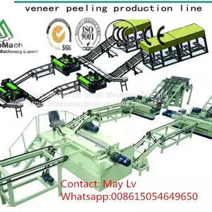 Plywood Log Debarker Shaving Machine, Veneer Peeling Machine, Plywood Making Machine Line thumbnail-1