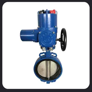 Wafer Type Electric Butterfly Valve DN15 Network Connection Control thumbnail-2