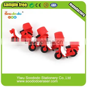 Cool Postal Motorcycle Shape Eraser thumbnail-2
