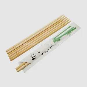 High Quality Cheap Price Disposable Round Japanese Sushi Bamboo Chopsticks thumbnail-1