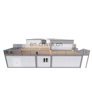 China Modern Cheap Price Flat Pack 3 Bedroom Folding Dominican Republic Expandable Prefab House Vietnam for Sale thumbnail-2