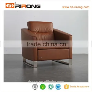 2016 Genuine Leather Sofa Single Seat Item 8055 thumbnail-1