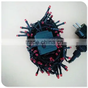50LED Red Christmas String Light With Adaptor Outdoor Use Led Christmas Decor,street Lights Factory Wholesale in Taizhou thumbnail-3