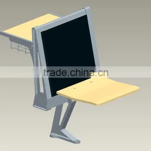 Popular School Furniture University Sudent Desk and Chair TC-963-V for College thumbnail-2