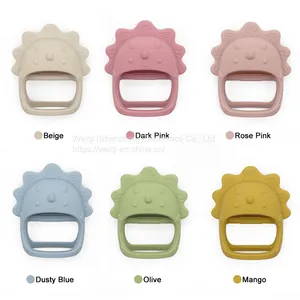 Teething Glove Chew Wholesale Baby Wrist Silicone Teether thumbnail-2
