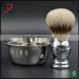 Best Selling Metal Shaving Kits for Men,metal Badger Hair Shaving Brush With Shaving Bowl thumbnail-1