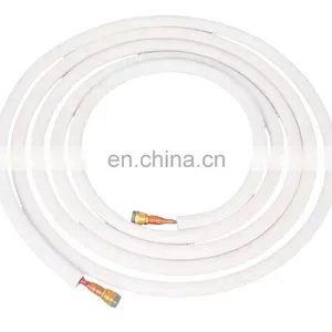 Condicionador de ar central, tubo de cobre isolado, tubo de cobre revestido de PVC, tubo com porca. Alta qualidade thumbnail-2