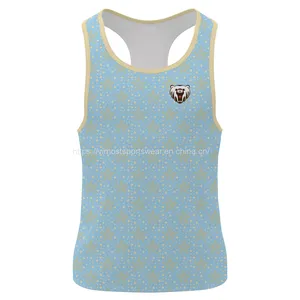 2023 Breathable Custom Sublimated Singlet With no Limit for Design and Color thumbnail-1