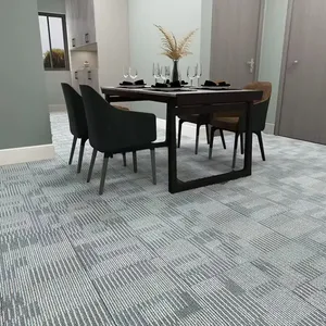 Ecofriendly UV Coating 4/0.3/0.5/0.7 SPC Waterproof Wood Stone Carpet Grain Vinyl Flooring Palnk Click Best Price Pvc Flooring thumbnail-4