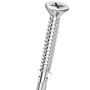 CSK Phillips Head Self Drilling Screw With 6 Nibs and 2 Ears Steel Zinc Plated Self Drilling Screws thumbnail-5