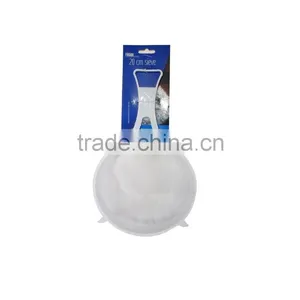 Hot Sale Plastic Handle Nylon Colander Sieve Kitchen Flour Mesh Strainer Quality Choice thumbnail-1