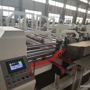High Speed Automatic Folder Gluer Strapping Production Line for Carton Factory thumbnail-4