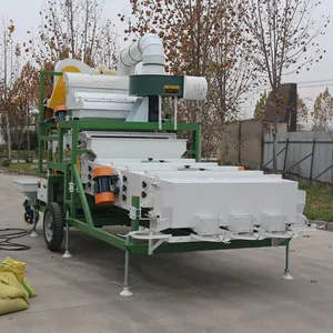 5XFZ-10 Combined Wheat Seed Cleaning and Grading Machine Barley Naked Oats Buckwheat Fine Cleaner With Gravity Separator Wind Sorter thumbnail-5
