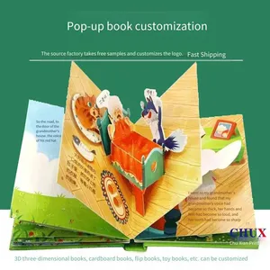 Customized Printing Factory for Creative 3d Hardcover Pop-up Books, Children's Enlightenment Picture Books, Illustrated Magazines by Chuxian thumbnail-3