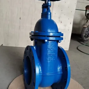 Factory Direct DIN Pn16 Cast Iron Ductile Iron GG25 Manual Gate Valve Hard Seal GGG50 Flange Wedge Gate Valve thumbnail-4