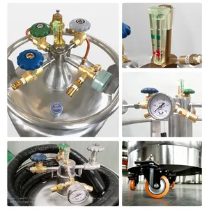 Dominica YDZ-230 Filling Liquid Nitrogen Tank TcCryo Liquid Nitrogen Dewar thumbnail-2