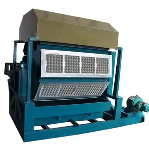 Semi Automatic Egg Tray Making Production Line / Paper Pulp Fruit Tray Machine thumbnail-1