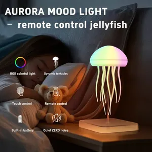 Decoration Lights, Remote Jellyfish Lamp for Kids ,Moms , Company Promot Gift Light, Christmas Gift ,Night Lights Home Decoration, Patent New Design thumbnail-1