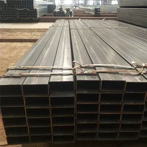 Factory Direct Pre Galvanized Rectangular Steel Square Tube Q235 MS RHS Hollow Section thumbnail-1