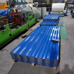 Factory Direct Pre Painting Corrugated Roofing Sheets Corrugated Roof Steel Plates thumbnail-2