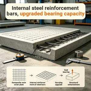 Long Service Life FRP GRP Fiberglass Cover Maintenance Free Industrial Municipal Cover thumbnail-1
