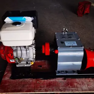 Gasoline Engine Powered Winch; Pulling Motored Winch; Cable Pulling Motored Engine Winch thumbnail-4