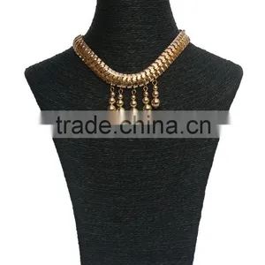China Folk Art Handmade PU Necklace Bust Jewelry Display Wine Bust Jewelry Necklace Display thumbnail-2