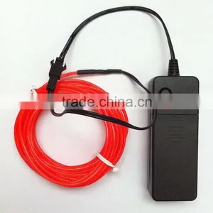 3M of Dia.2.3MM EL Wire With Portable 3V(2XAA-NOT INCLUDED) EL Wire Inverter thumbnail-1