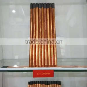 Copper Coated Carbon Blasting Gouging Rods / Carbon Gouging Electrode thumbnail-1