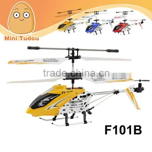 F101B 3.5 CH IR RC Helicopter Mini Metal Remote Control Helicopter Gyro RTF thumbnail-1