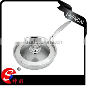 Popular 304 Stainless Steel Frying Pan thumbnail-1