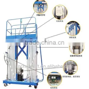 S J Y L Double Mast Aluminum Alloy Lift Platform thumbnail-1