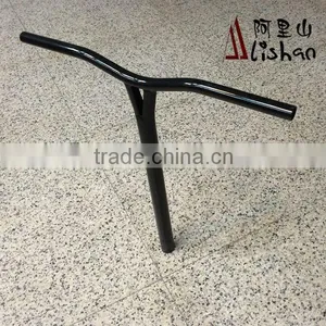 4130 CrMo Steel Scooter Bars SCS Black thumbnail-1