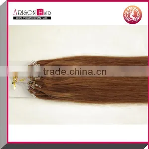 Cheap Peruvian Hair Extension Micro Ring Hair Keratin Human Remy Hair Extension thumbnail-6