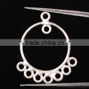 Round Shape 925 Solid Sterling Silver Wholesale Links Beads thumbnail-1