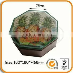 Octangular Tin Boxe for Biscuit Packaging thumbnail-1