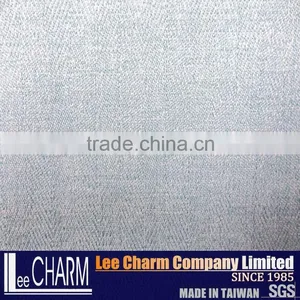 Green Elastic Twill Polyester Spandex Blend Spacer Garment Fabric thumbnail-3