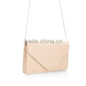 Personlized Womens Luxy Leather Envelope Clutch Bag thumbnail-4