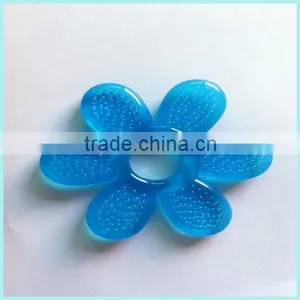 BPA Free Premium Quality Food Grade Silicone Blue Color Baby Teether thumbnail-1